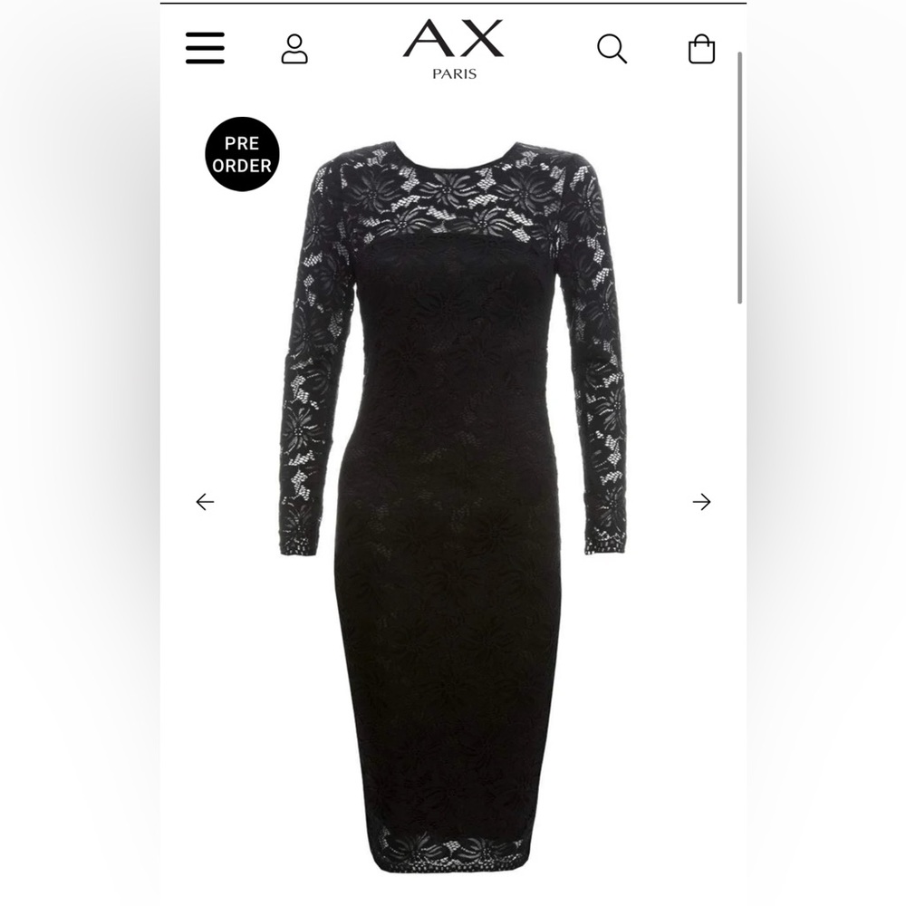 Black Lace Dress